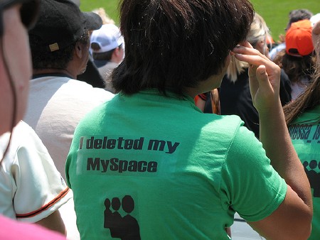 “I deleted my myspace”